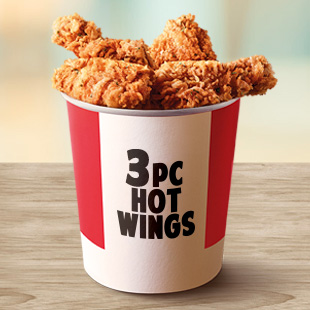 3 PC Hot Wings