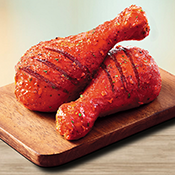 2 pcs Smoky Red Chicken